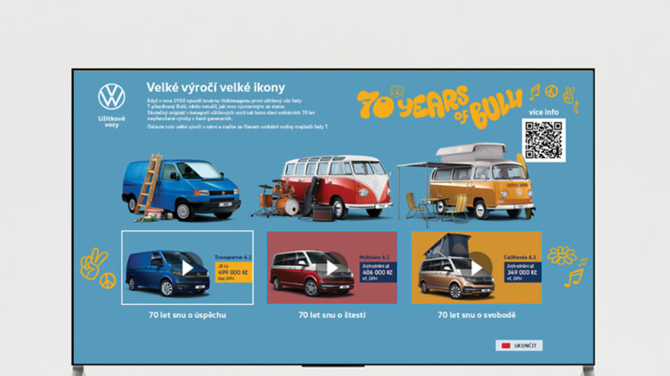kampaně na HbbTV